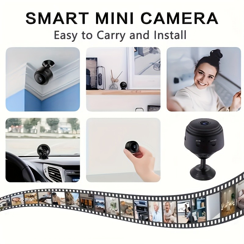 GENAI Wireless WiFi Security Camera  Compact 480P HD Protection for Every Kiwi Home