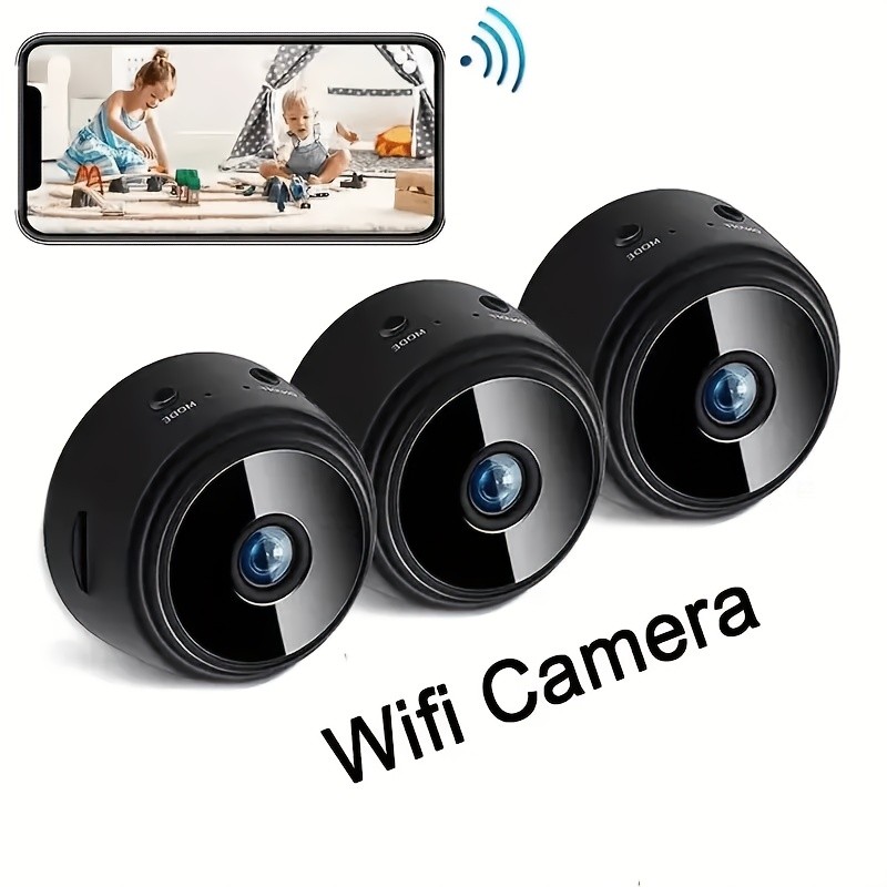 GENAI Wireless WiFi Security Camera  Compact 480P HD Protection for Every Kiwi Home