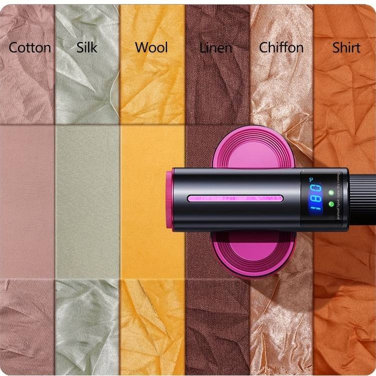 ESUPER 2-in-1 LED Rotating Garment Steamer Modern Clothing Care Made Simple