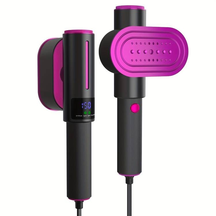 ESUPER 2-in-1 LED Rotating Garment Steamer Modern Clothing Care Made Simple