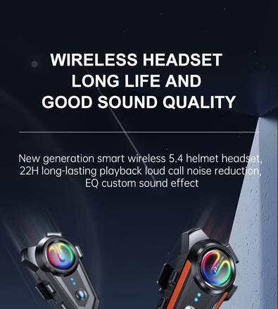 POLVCDG Motorcycle Helmet Wireless Headset  Ride Smarter, Safer & Fully Connected