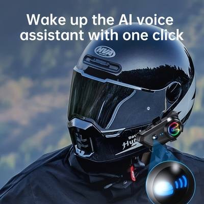 POLVCDG Motorcycle Helmet Wireless Headset  Ride Smarter, Safer & Fully Connected