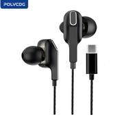 POLVCDG Type-C Wired Gaming Headphones  Noise-Isolating, Anti-Tangle & Built for Gamers
