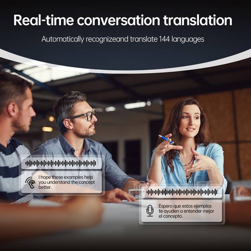 LIFEBEE AI Translation Glasses  Smart Wireless Eyewear for Language, Travel & Outdoor Lifestyle