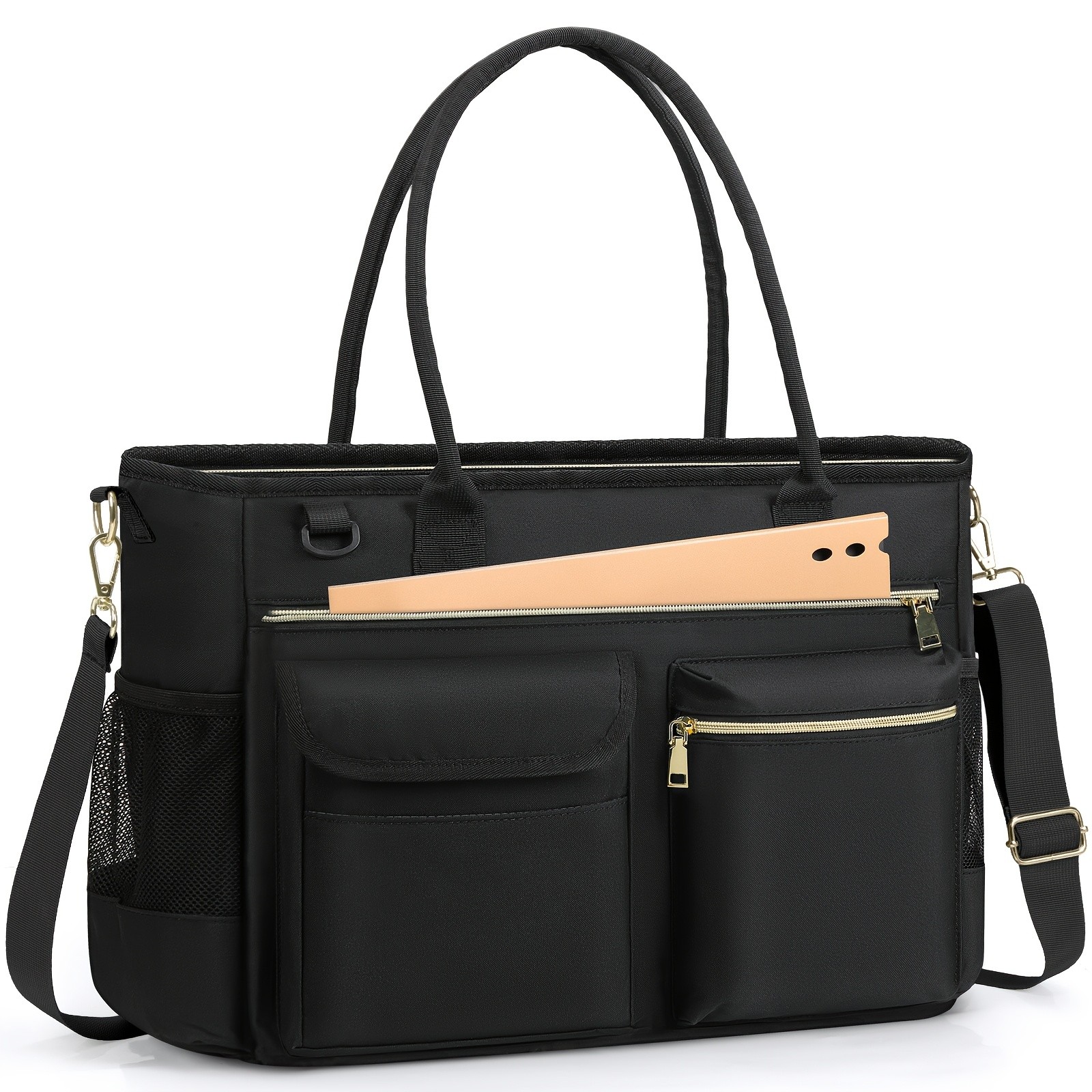 RAINSMORE Womens 39.62 cm Laptop Bag Professional Large Work Tote for Teachers, Nurses & Office Life