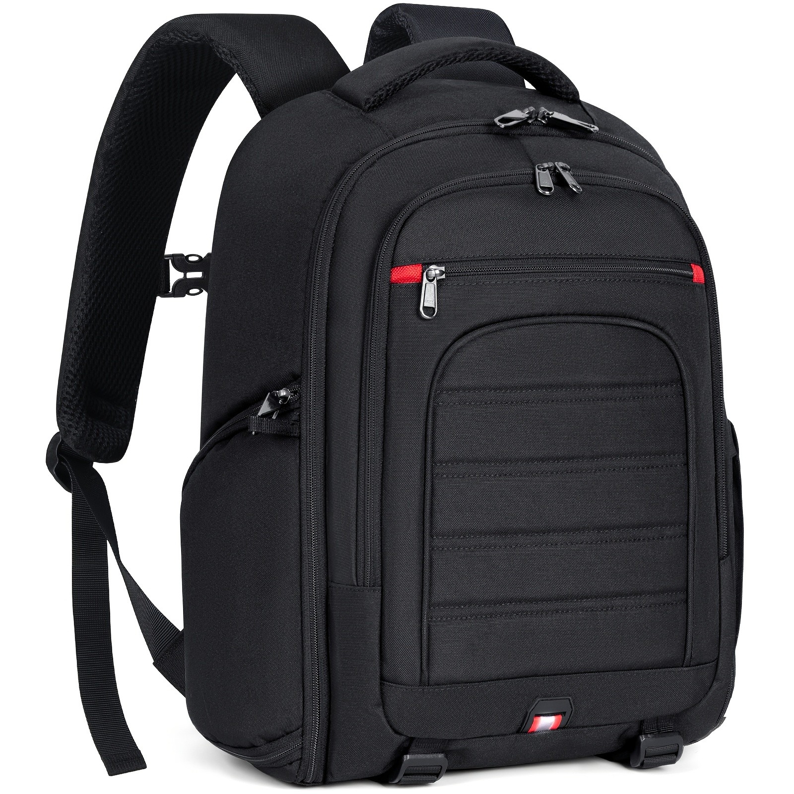 RAINSMORE Camera & Laptop Backpack Anti-Theft 15.6" Photography Bag with Tripod Holder