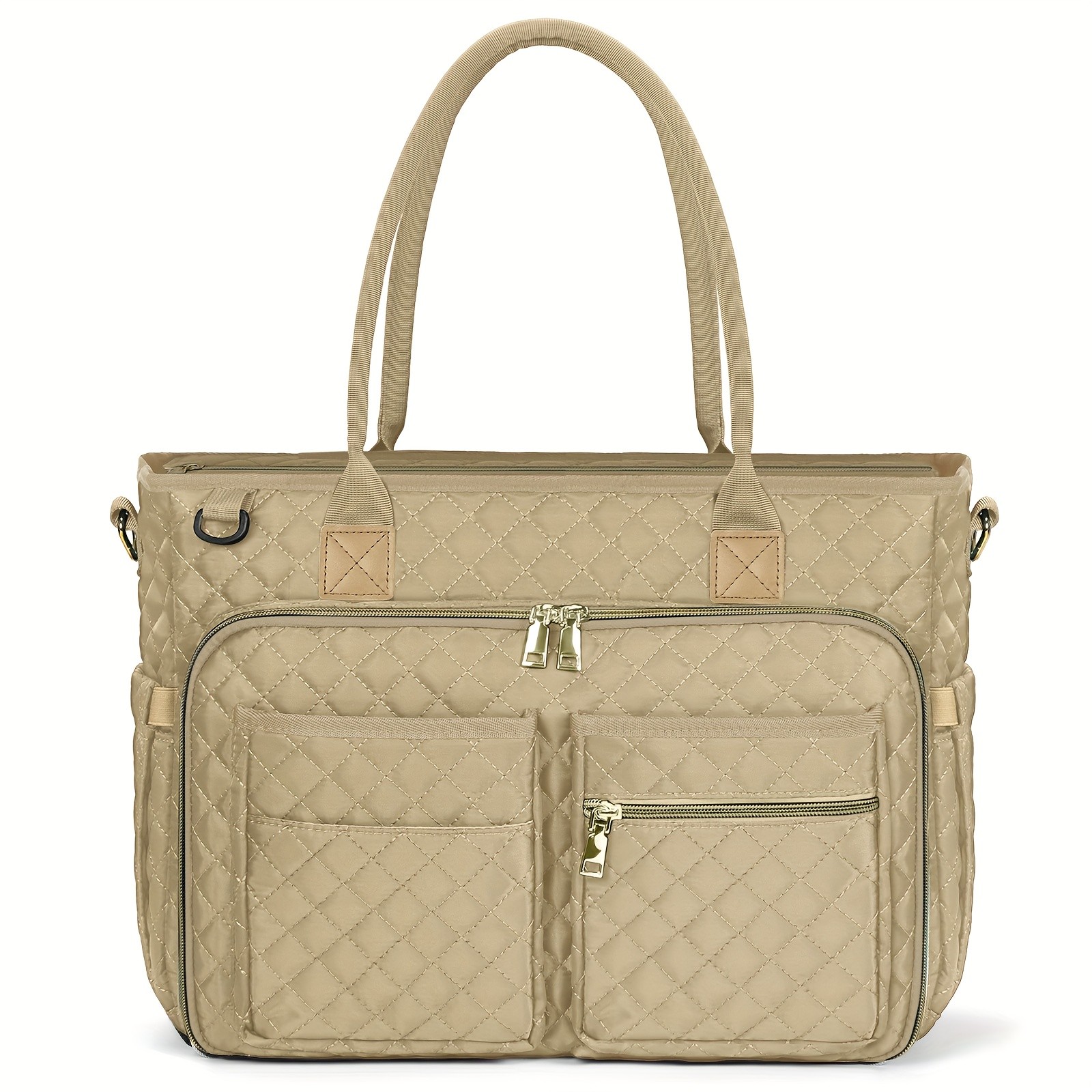 NUBILY Womens 15.6-Inch Teachers Laptop Bag  Professional Work Tote with Insulated Pocket & Crossbody Strap