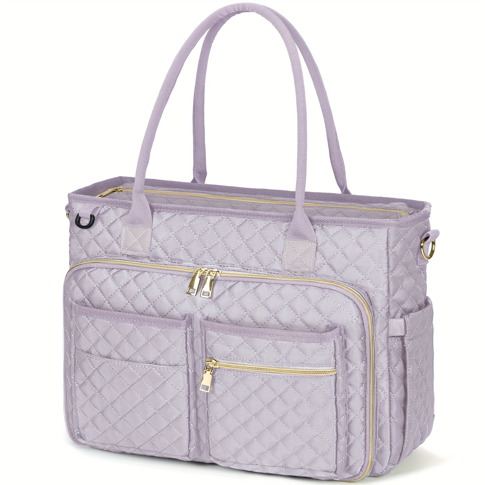 NUBILY Womens 15.6-Inch Teachers Laptop Bag  Professional Work Tote with Insulated Pocket & Crossbody Strap