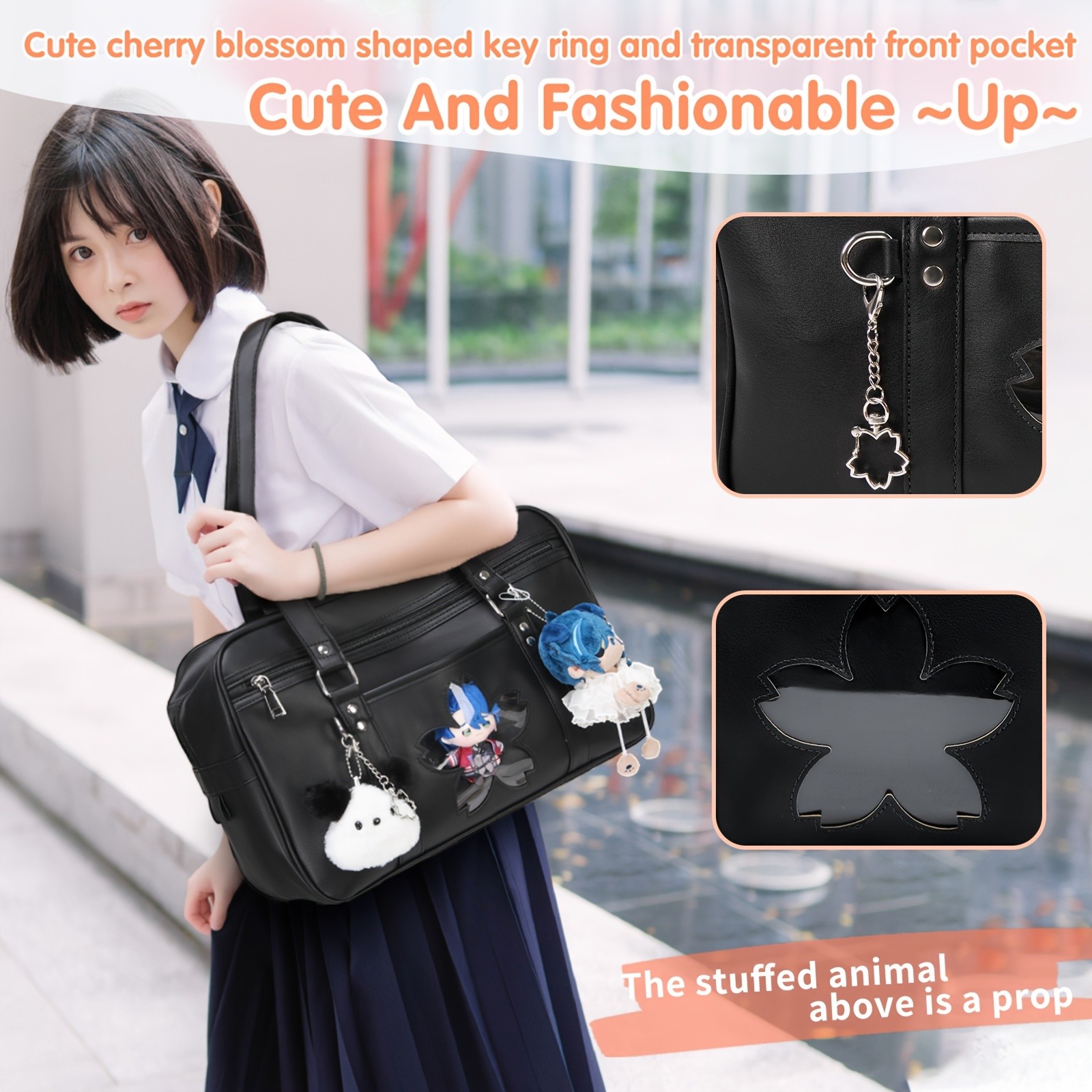 NUBILY Large Capacity Boston Bag Stylish, Durable & TSA-Compliant for Middle & High School Students