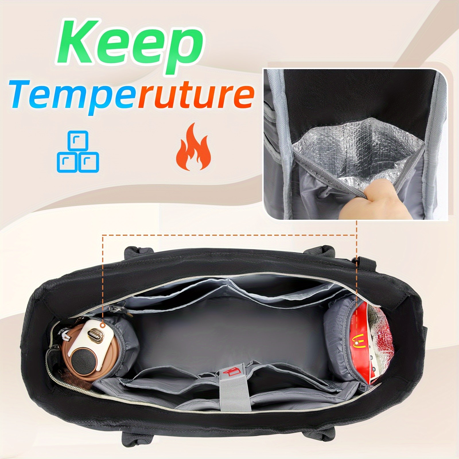 NUBILY Womens 15.6-Inch Laptop Bag  Casual, Lightweight & Large Capacity Professional Tote