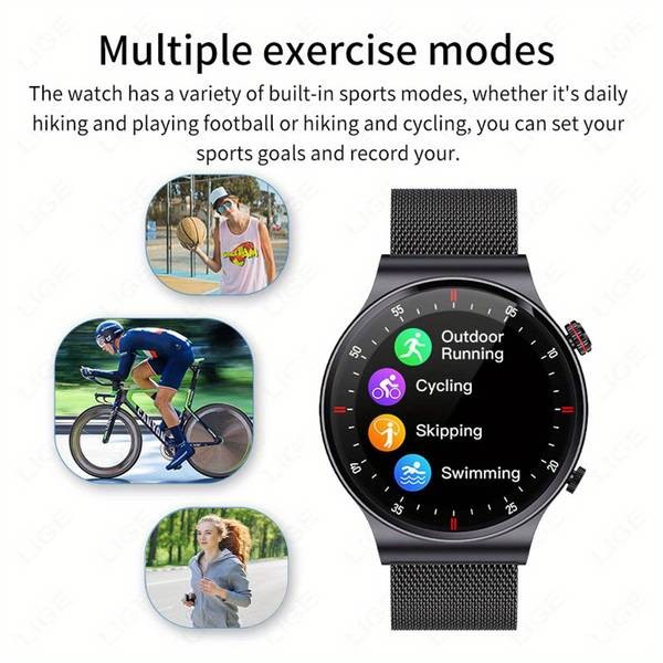 LIGE Smart Watch  Stylish, Lightweight & Packed With Smart Performance