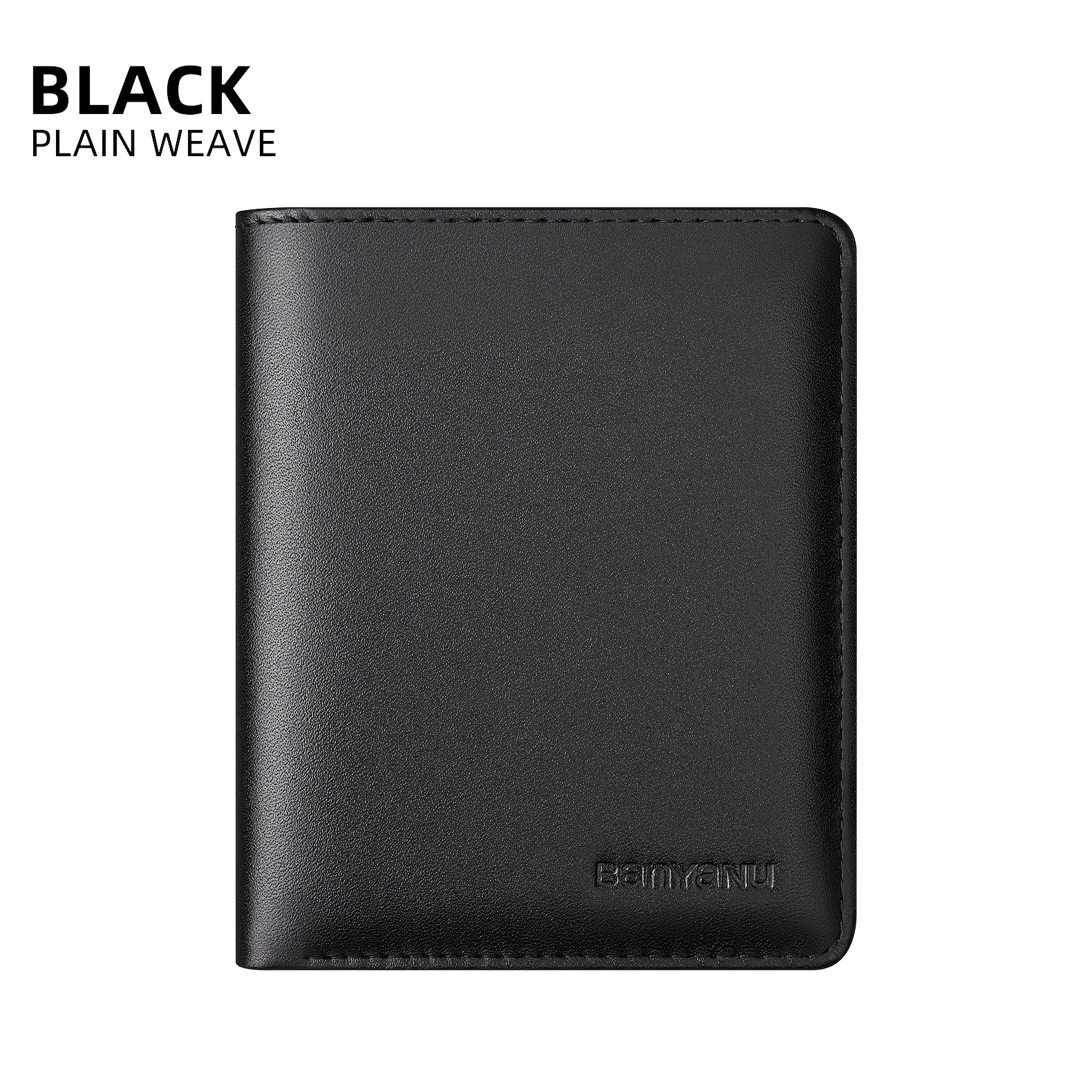 BANYANU Vintage Genuine Leather Mens Wallet Slim Top-Layer Cowhide with Multi-Card Holder & Secure Snap Closure