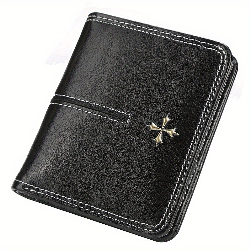 BAELLERRY Womens Slim Wallet  IC Magnetic Closure, Double-Fold Billfold, Zipper Coin Pocket & Multi-Card Holder