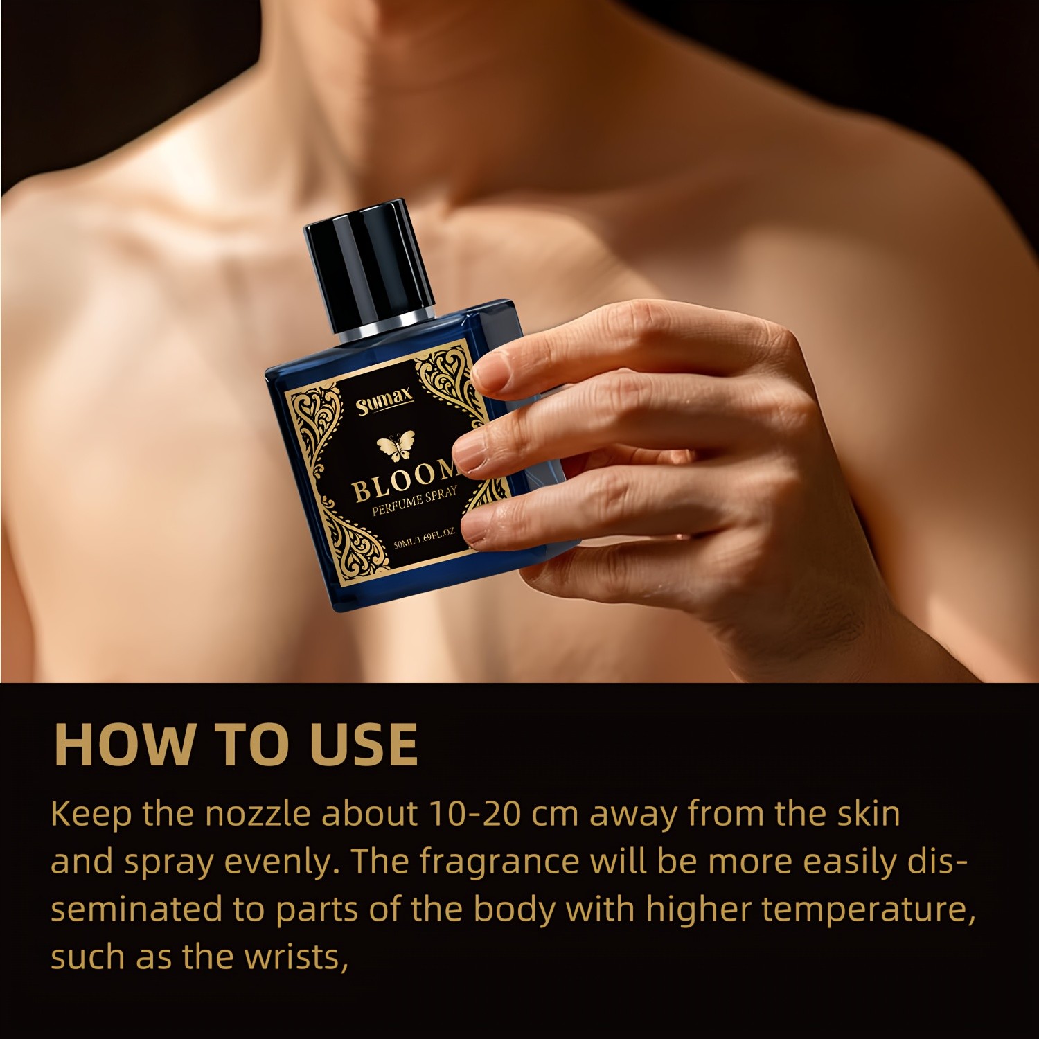 SUMAX Pheromone Cologne for Men  Alcohol-Free Long-Lasting Oriental Fresh Date-Night Fragrance