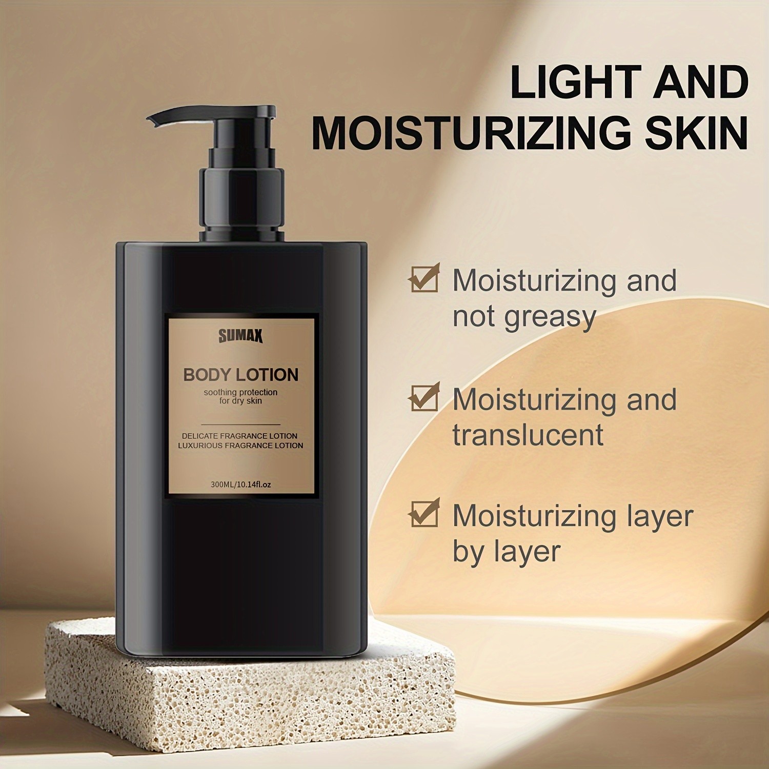 SUMAX Perfumed Lotion  Deep Moisturizing Unisex Body Moisturizer for All Skin Types (Morning & Night)