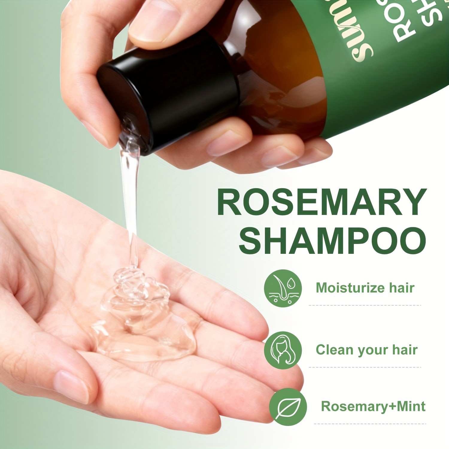 SUMAX Rosemary Hair Shampoo & Conditioner Set  Deep Cleansing, Volumizing & Shine-Boosting Hair Care Duo