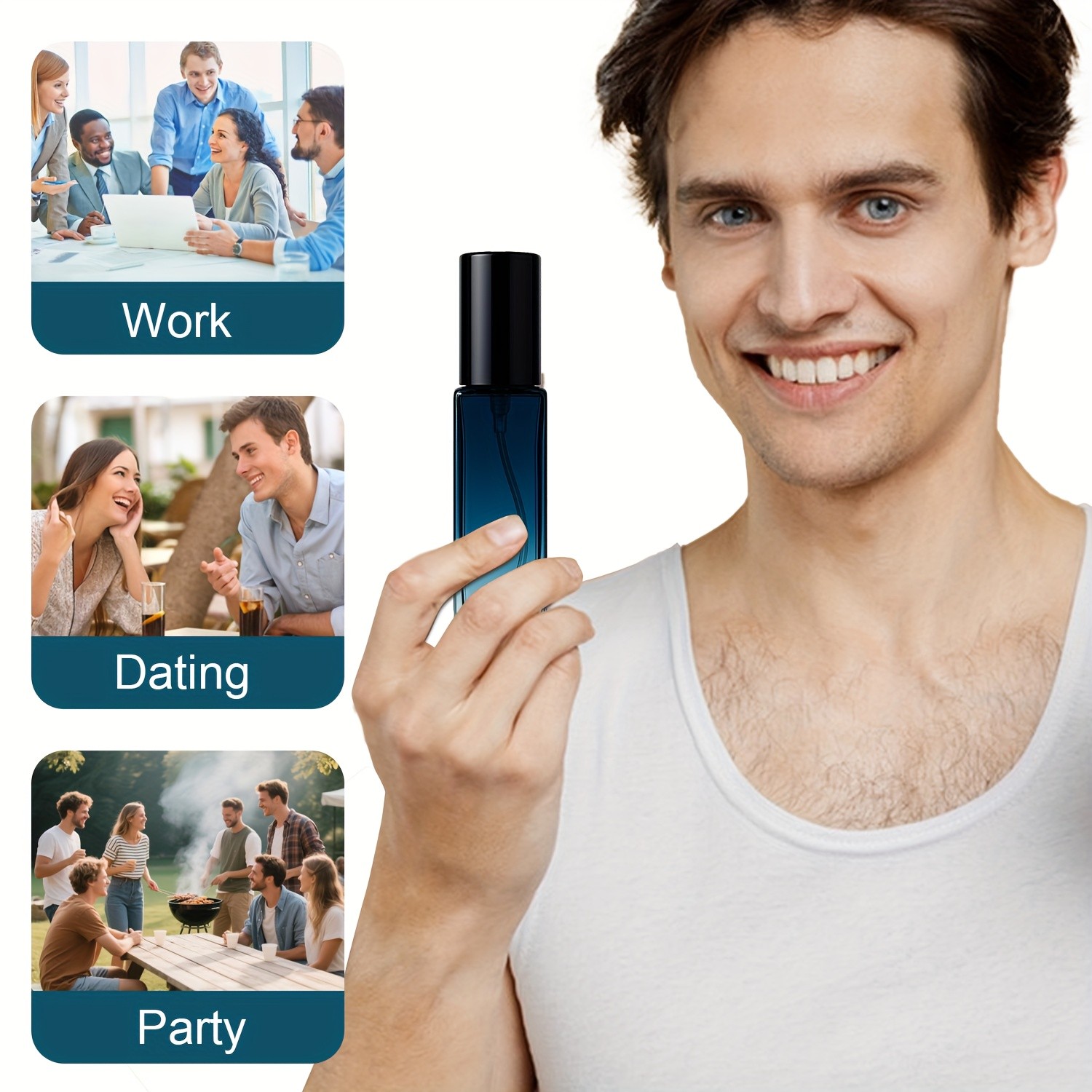 SUMAX Mens & Womens Citrus Deodorizing Fragrance Spray  Long-Lasting Fresh Citrus Aroma in a Sleek Travel Bottle