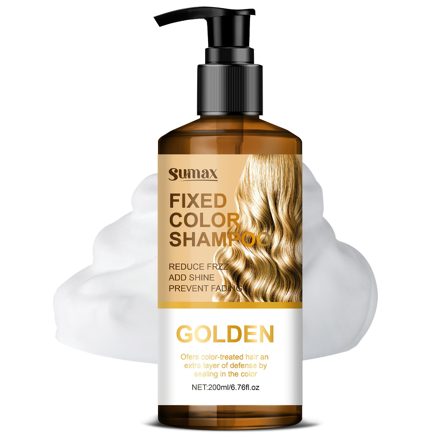 SUMAX Blonde Fixed Color Shampoo 200ml Long-Lasting Color Protection & Nourishing Care for Dyed Blonde Hair