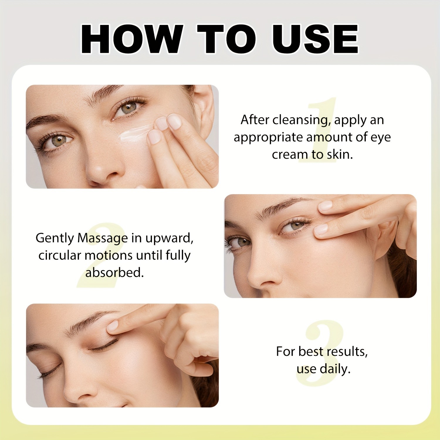 SUMAX Retinol Eye Cream 50ml White Press Bottle, Hydrating & Moisturizing Eye & Face Serum for All Skin Types