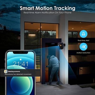 ANYAZHINENG Smart Home Security Camera  Night Vision, Motion Detection & Remote Viewing for Total Peace of Mind