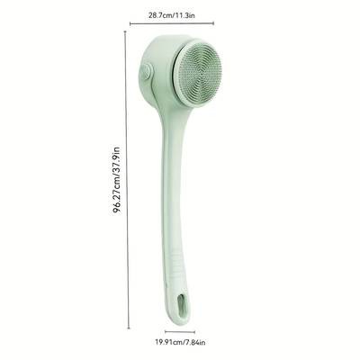 SENBOWE Electric Body Brush  Rechargeable Back Scrubber with 3-Speed Cleansing, Exfoliation & Massage