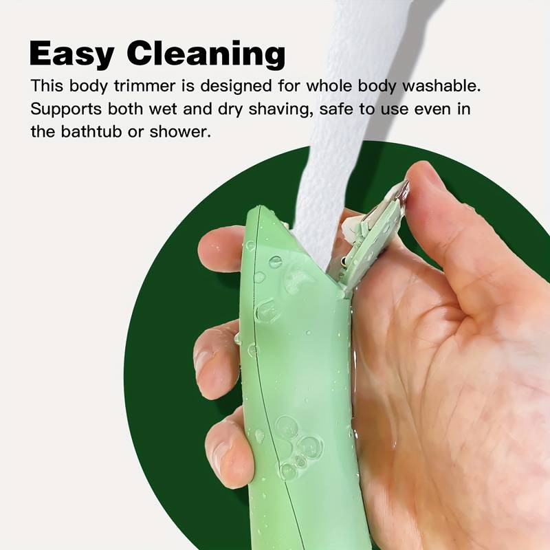 YAFULL Professional Body Hair Trimmer IPX6 Wet/Dry Grooming, Ceramic Blade & Rechargeable Lithium Battery