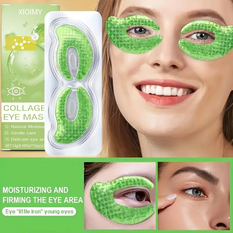 28pcs Xioimy Collagen Eye Mask Acid Intense Hydration & Brightening Care