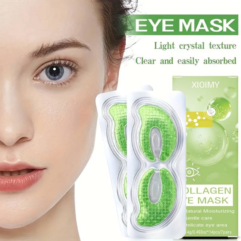 28pcs Xioimy Collagen Eye Mask Acid Intense Hydration & Brightening Care