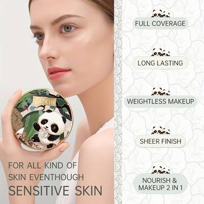 CATKIN Panda Land Foundation  Flawless Cushion Glow That Lasts