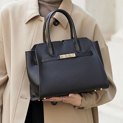 ZOOLER Luxury Genuine Leather Womens Handbag  Elegant Large-Capacity Shoulder & Messenger Bag