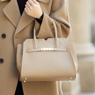 ZOOLER Luxury Genuine Leather Womens Handbag  Elegant Large-Capacity Shoulder & Messenger Bag