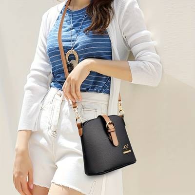 OGEHUAFEE Elegant Womens Styling Shoulder Bag  Small Bucket Crossbody for Travel & Shopping