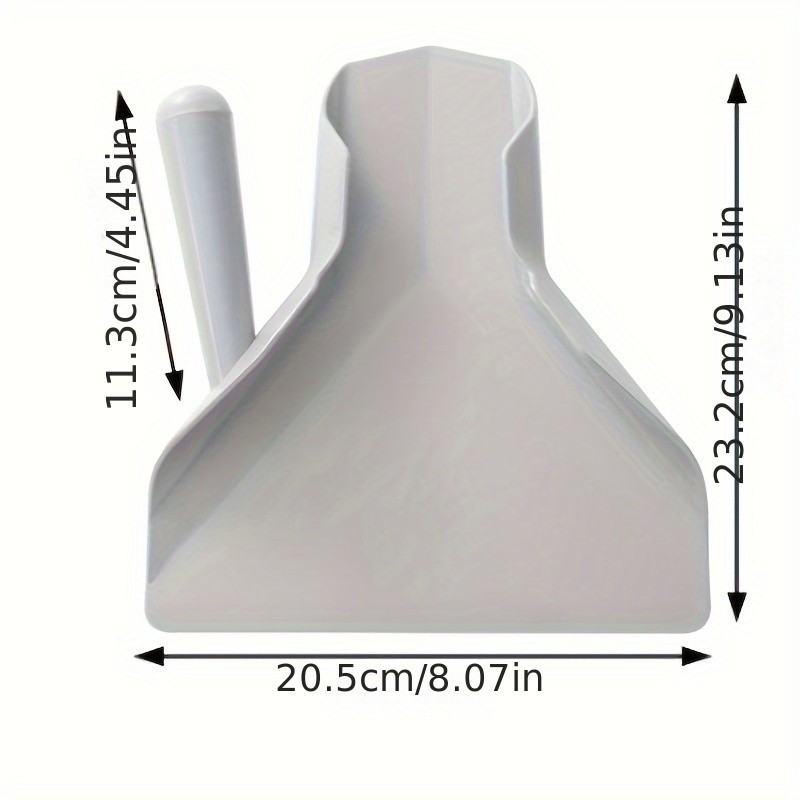 YUMIPLUS Durable Plastic French Fry & Popcorn Server  Easy-Grip Snack Scoop for Home & Restaurant Use