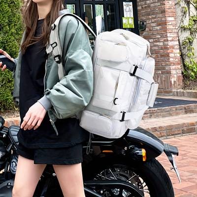 OGEHUAFEE Soft Shell Backpack  Large-Capacity Nylon Daypack for Travel, Hiking & Everyday Use