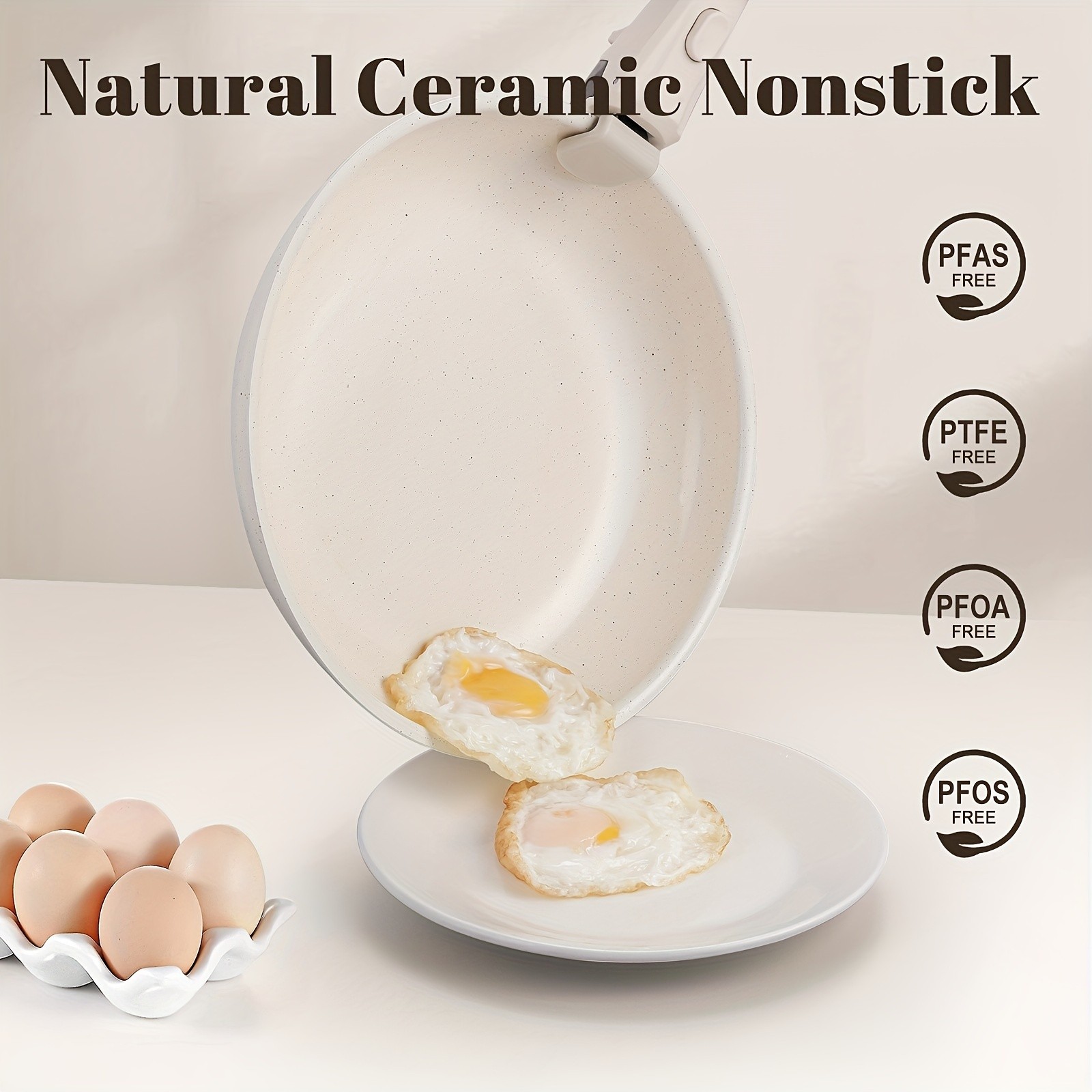 KPXSIAION Cookware Set with Detachable Handle  Modern Induction Nonstick Pots & Pans for Home, RV & Everyday Cooking