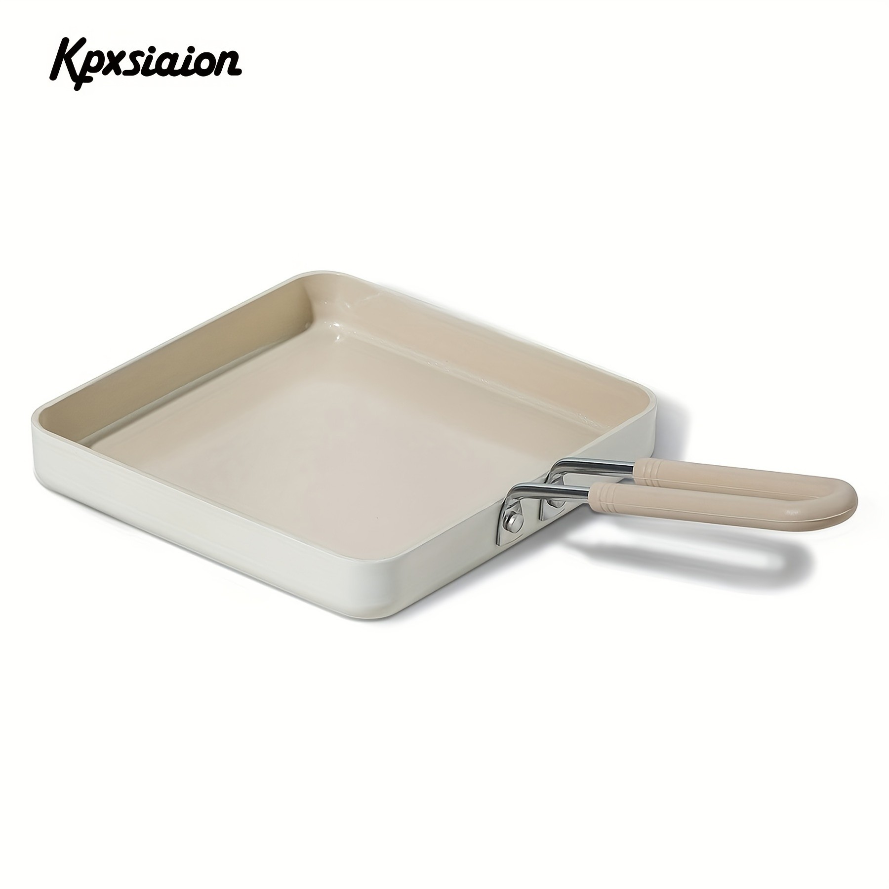 KPXSIAION Mini 6-Inch Square Griddle Pan PFAS/PFOA-Free Nonstick Pan for Pancakes, Searing & Baking