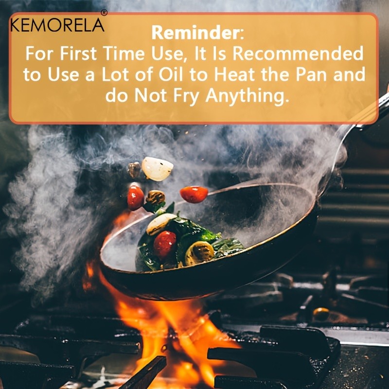 KEMORELA Nonstick Frying Pan 304 Stainless Steel Easy-Clean Skillet for Eggs, Omelettes & Everyday Cooking