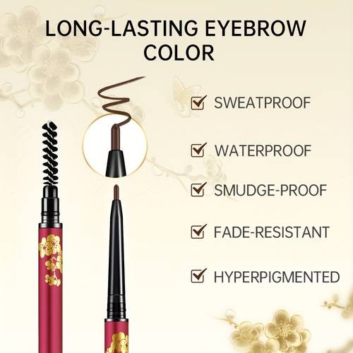 CATKIN Artificial Jade Eyebrow Pencil  Waterproof, Sweatproof & Long-Lasting Brow Definer (Christmas Gift)