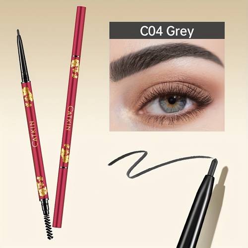 CATKIN Artificial Jade Eyebrow Pencil  Waterproof, Sweatproof & Long-Lasting Brow Definer (Christmas Gift)
