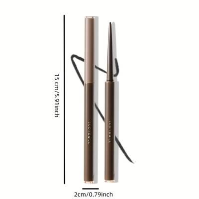 JUDYDOLL Ultrafine Eyeliner Gel Pencil  Long-Wearing Waterproof Brown Eyeliner Beginner-Friendly  Precise Application  Perfect for Weddings, Parties, Halloween & Fall/Winter Looks