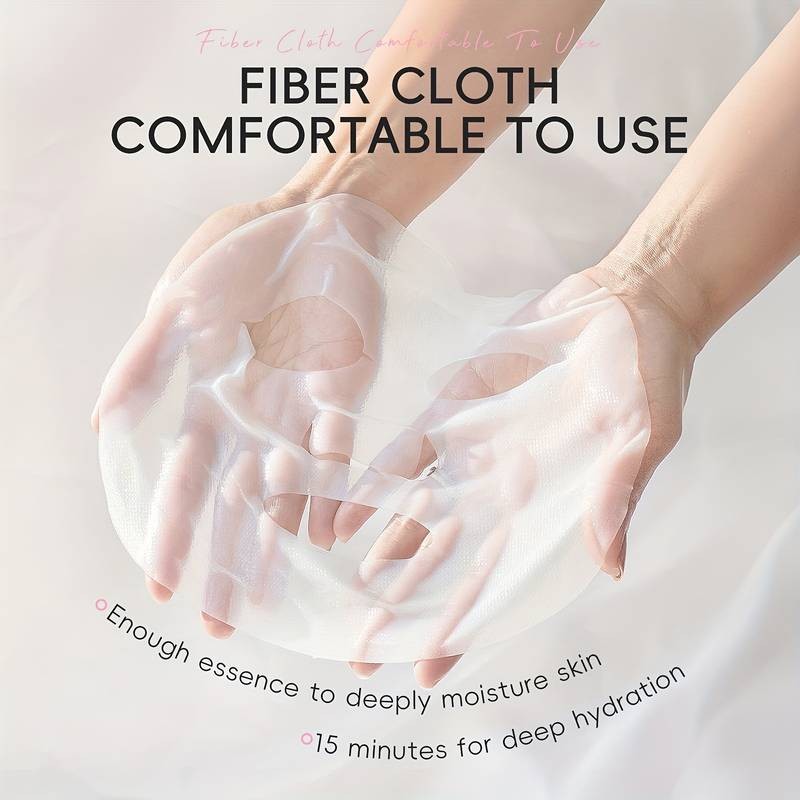 LAIKOU 20pcs Japan Sakura Sheet Mask  Hydrating Cherry Blossom Mask for All Skin Types