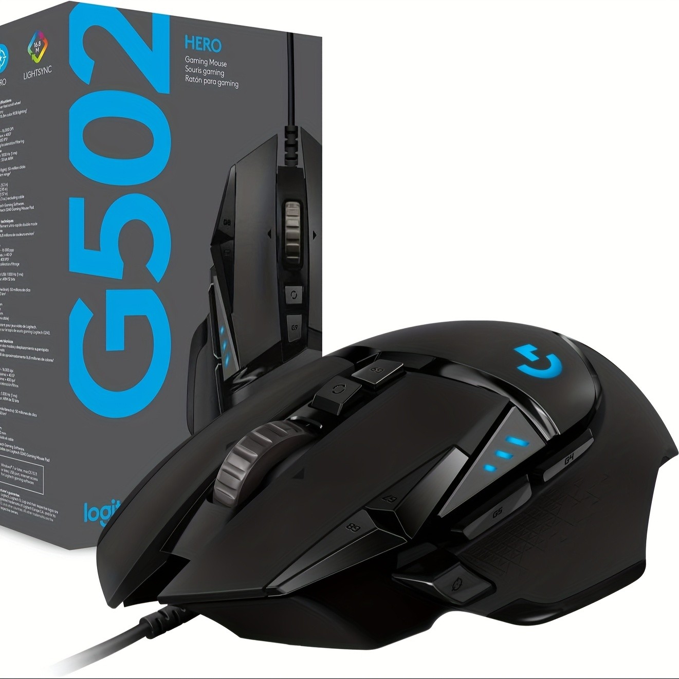 Logitech G502 Hero Wired Gaming Mouse