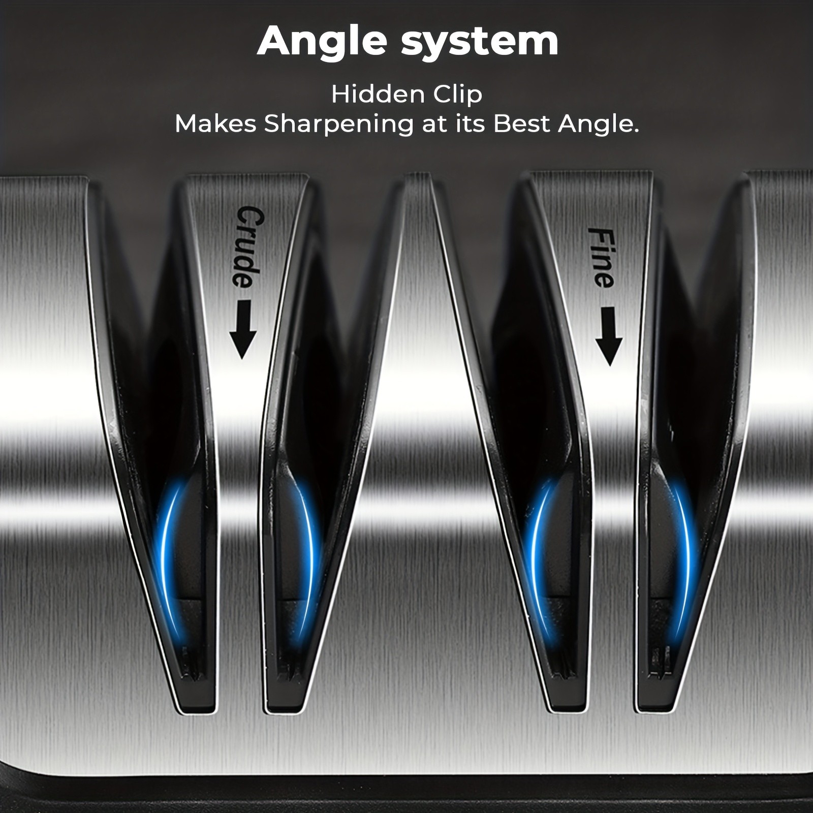 iWhale BLACK SAMURAI Pro Sharpener with Angle Clip & Dual-Mode  Precision Sharpening Power for Every NZ Kitchen