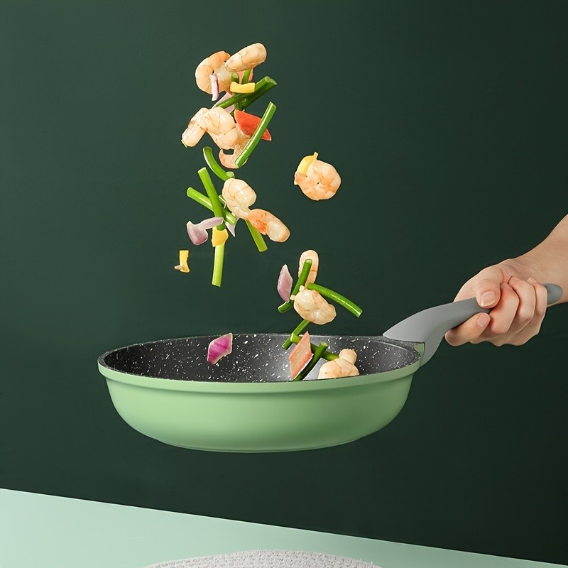 COOKER KING Nonstick Fry Pan with Lid Healthy PFOA-Free Skillet & Omelette Pan for All NZ Cooktops