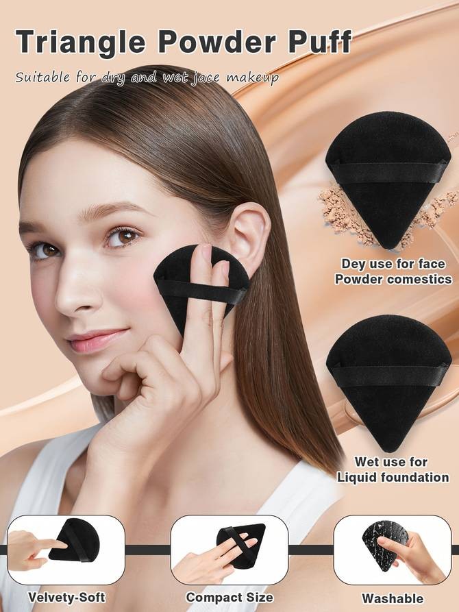 45pcs Complete Makeup Tools Set Brushes, Sponges, Puffs, Cleaning Tool & Accessories