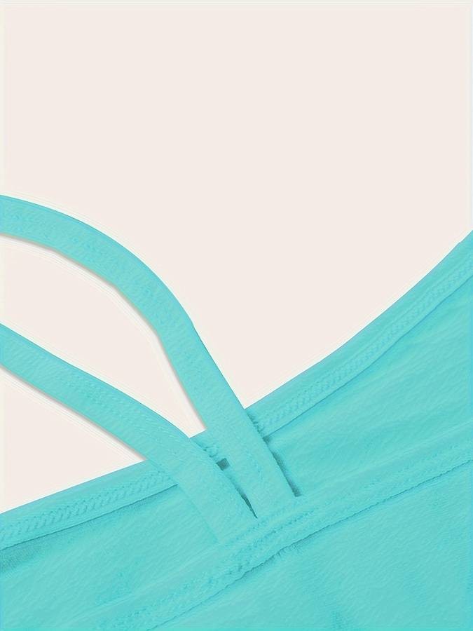 ZIMI COLLECTION 12-Pack Girls Seamless Camisole Bras Cute Cross-Strap Off-Shoulder Tank Tops (Ages 617) Soft Knit Fabric Medium Stretch All-Season Comfort Solid Colors 90% Polyamide / 10% Elastane