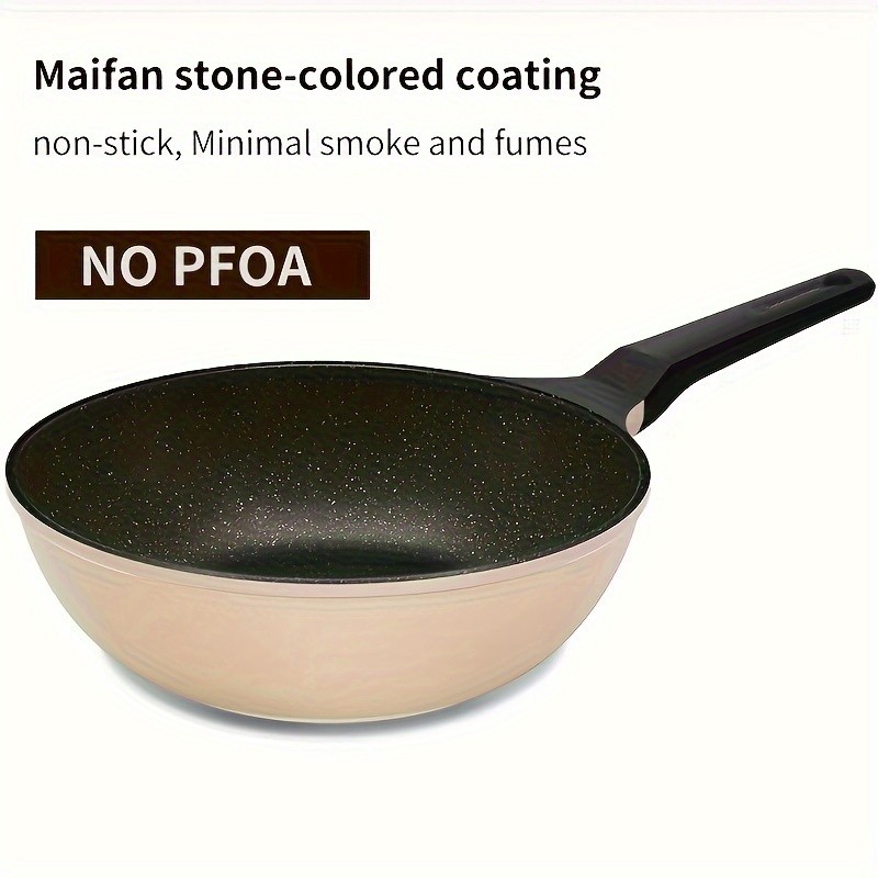 COOKER KING 9.45-Inch Deep Nonstick Fry Pan with Glass Lid Restaurant-Grade, PTFE/PFOA-Free Skillet for All NZ Cooktops