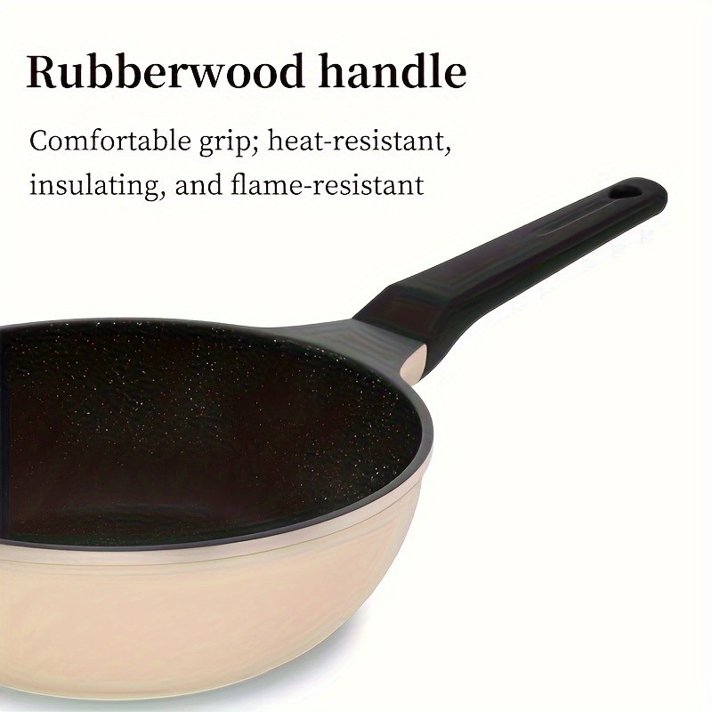 COOKER KING 9.45-Inch Deep Nonstick Fry Pan with Glass Lid Restaurant-Grade, PTFE/PFOA-Free Skillet for All NZ Cooktops