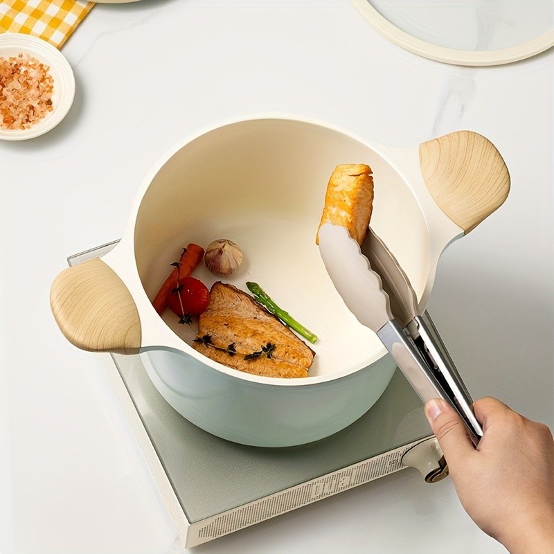 COOKER KING 4.5L Titanium-Ceramic Nonstick Stockpot with Lid  Safe, Even-Heating Family Pot for All NZ Cooktops