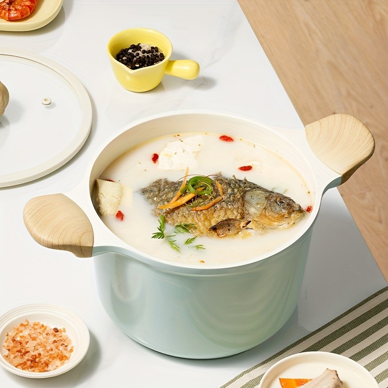 COOKER KING 4.5L Titanium-Ceramic Nonstick Stockpot with Lid  Safe, Even-Heating Family Pot for All NZ Cooktops